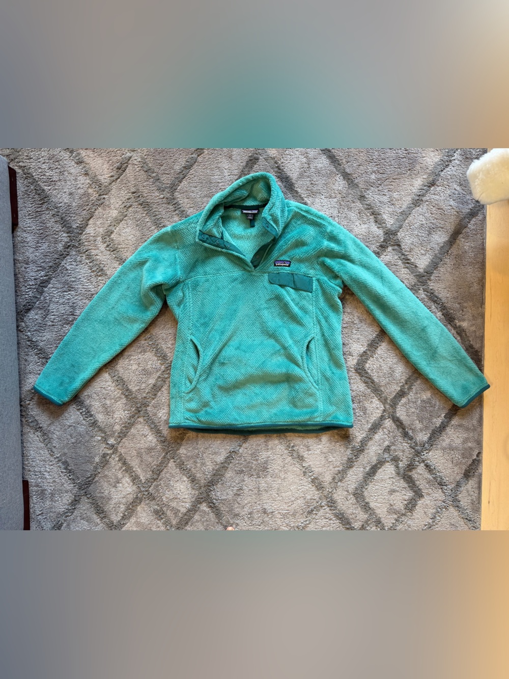Patagonia Teal Re-Tool Snap-T Fleece Pullover